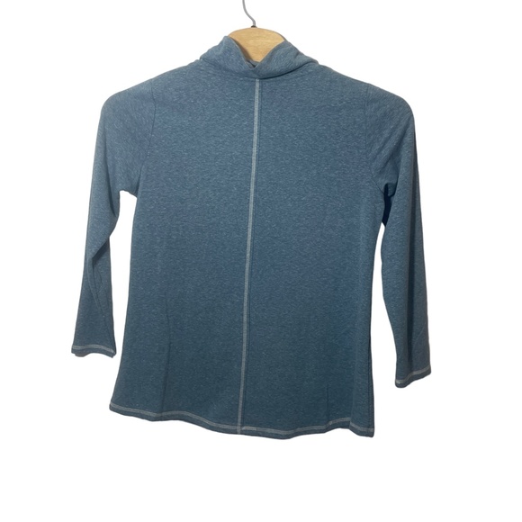 Soft Surroundings‎ Large Mock Neck Long Sleeve Button Accent Ladies Top - Picture 6 of 6